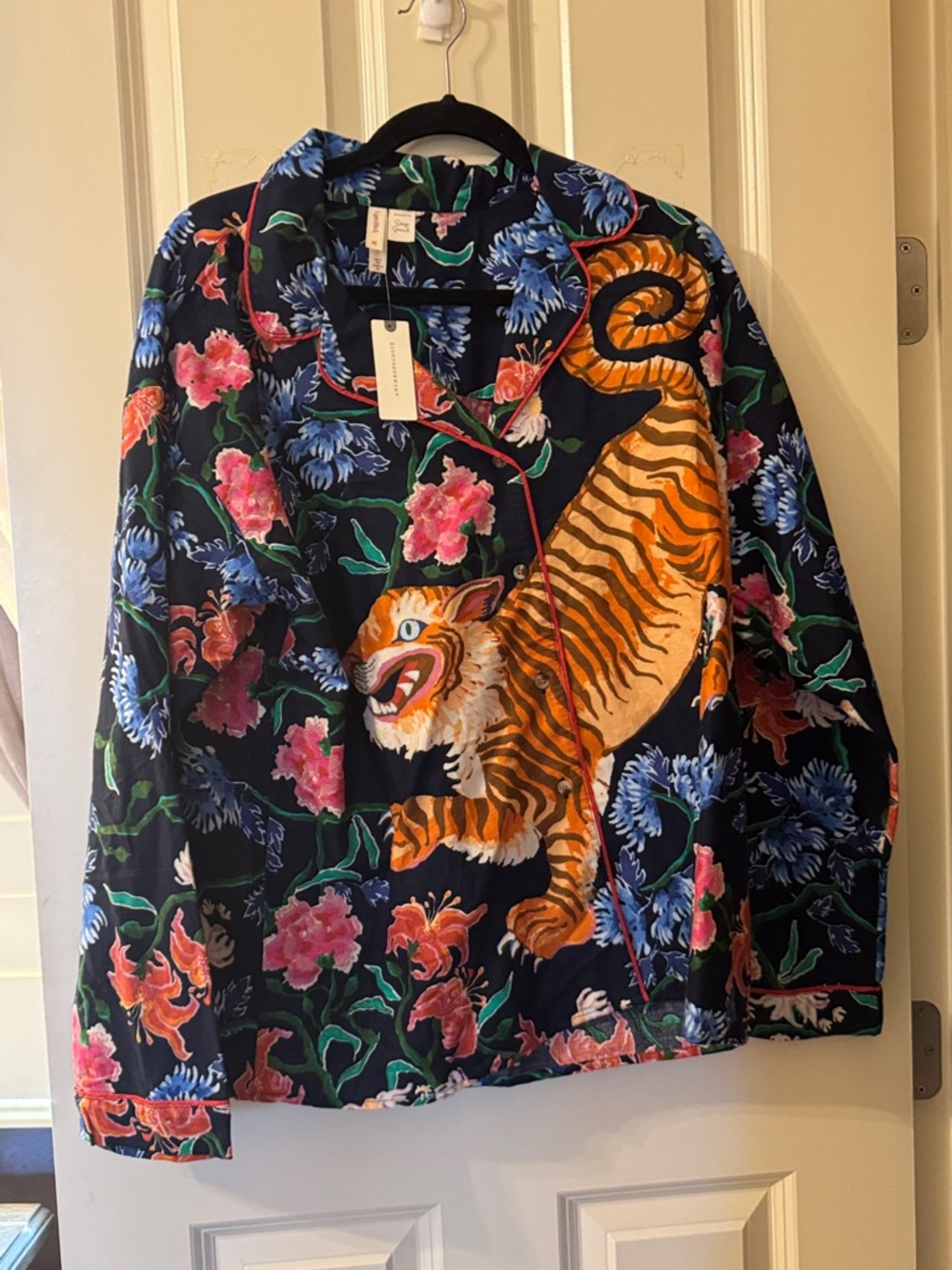 LyreBird Tiger Print Pajama Top